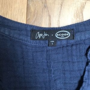 Scoop blue long sleeve shirt